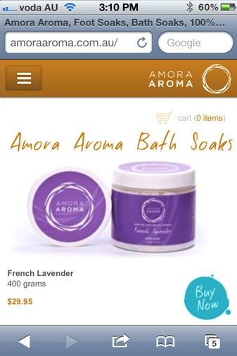 Amora Aroma mobile