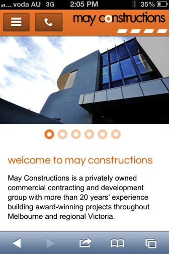 May Constructions mobile